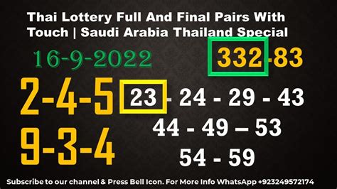 thailand lottery paper saudi arabia|Thailand Lottery Result 01.